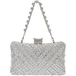 Versatile 3-in-1 Sparkly Clutch & Shoulder Bag for Weddings and Prom Nights